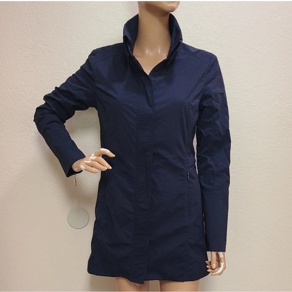 ✨ ANATOMIE ✨ City Slick Travel Jacket Navy Blue Mid Weight Like New Size Large - Picture 4 of 11